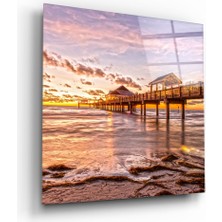 Insigne Rıhtım Cam Tablo - 40X40 cm