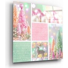 Insigne Yılbaşı Cam Tablo - 60X60 cm