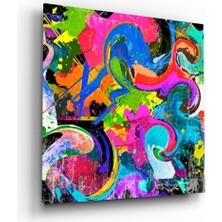 Insigne Renk Cümbüşü Cam Tablo - 40X40 cm