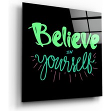Insigne “believe In Yourself” Cam Tablo - 40X40 cm