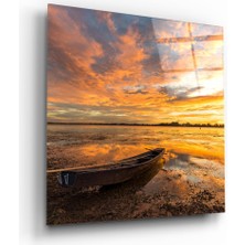 Insigne Göl Cam Tablo - 60X60 cm