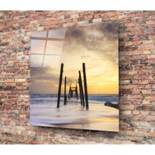 Insigne Harap Rıhtım Cam Tablo - 60X60 cm