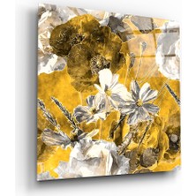 Insigne Papatyalar Cam Tablo - 40X40 cm