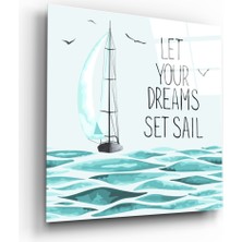 Insigne Hayaller Cam Tablo - 40X40 cm