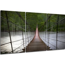 Insigne Asma Köprü Mega Cam Tablo - 3 Adet 72X46 cm