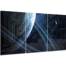 Insigne Satürn Cam Tablo - 3 Adet 72X46 cm