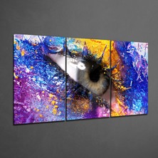 Insigne Göz Cam Tablo - 3 Adet 72X46 cm