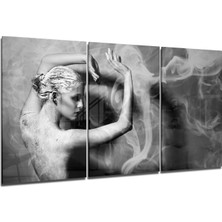 Insigne Kadın ve Dans Cam Tablo - 3 Adet 72X46 cm