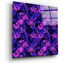 Insigne Balık Pulu Cam Tablo - 100X100 cm