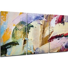 Insigne Boya Izleri Mega Cam Tablo - 3 Adet 72X46 cm