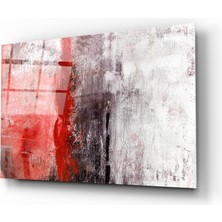 Insigne Soyut Cam Tablo - 72X46 cm