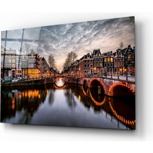 Insigne Gün Batımı Cam Tablo - 72X46 cm