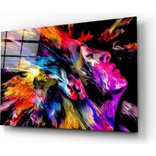 Insigne Renkli Düşünceler Cam Tablo - 110X70 cm