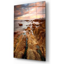 Insigne Kayalıklar Cam Tablo - 110X70 cm