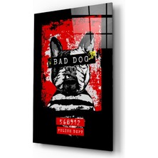 Insigne “kötü Köpek” Cam Tablo - 72X46 cm