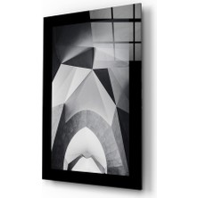 Insigne Soyut Cam Tablo - 72X46 cm