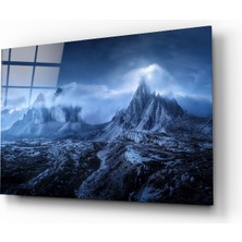 Insigne Heybetli Dağlar Cam Tablo - 72X46 cm
