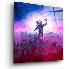 Insigne Yeni Dünyalar Cam Tablo - 40X40 cm