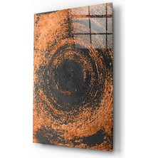 Insigne Soyut Döngü Cam Tablo - 72X46 cm