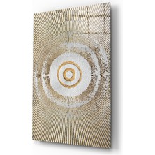 Insigne Soyut Döngü Cam Tablo - 72X46 cm