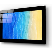 Insigne Güneş Deniz Kumsal Cam Tablo - 72X46 cm
