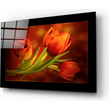 Insigne Lale Cam Tablo - 72X46 cm