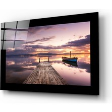 Insigne Güneşin Doğuşu Cam Tablo - 72X46 cm