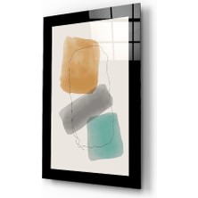 Insigne Kübik Sanat Cam Tablo - 72X46 cm