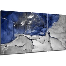 Insigne Mavi Ahenk Cam Tablo - 3 Adet 72X46 cm