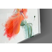 Insigne Çiçek Cam Tablo - 60X60 cm