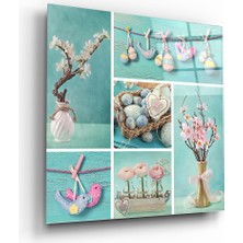 Insigne Tatlı Bebek Cam Tablo - 60X60 cm