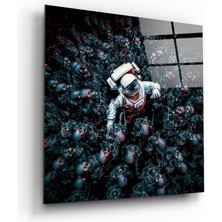 Insigne Android Mezarlığı Cam Tablo - 40X40 cm