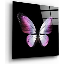Insigne Kelebeğin Zarafeti Cam Tablo - 40X40 cm