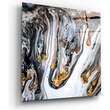 Insigne Mermer Cam Tablo - 40X40 cm