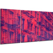 Insigne Binalar Cam Tablo - 3 Adet 72X46 cm