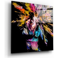 Insigne Saklı Silüet Cam Tablo - 40X40 cm