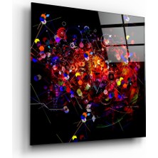 Insigne Mekanik Ahenk Cam Tablo - 40X40 cm
