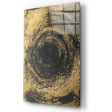 Insigne Soyut Döngü Cam Tablo - 72X46 cm