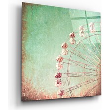 Insigne Dönme Dolap Cam Tablo - 40X40 cm