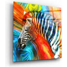 Insigne Zebra Cam Tablo - 40X40 cm