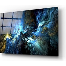 Insigne Kozmik Mavi Cam Tablo - 72X46 cm