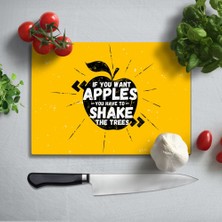 Insigne Elma Uv Baskılı Cam Kesme Tablası 35X25 cm