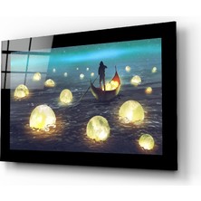 Insigne Ay Toplayıcısı Cam Tablo - 72X46 cm