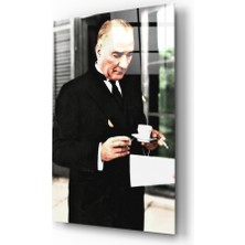 Insigne Atatürk Cam Tablo - 72X46 cm