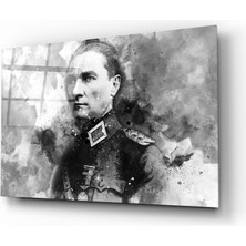 Insigne Atatürk Cam Tablo - 72X46 cm