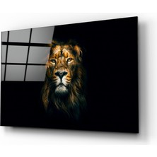 Insigne Aslan Cam Tablo - 72X46 cm