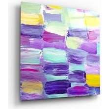 Insigne Soyut Cam Tablo - 60X60 cm