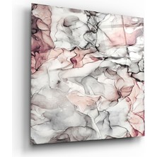 Insigne Soyut Cam Tablo - 40X40 cm