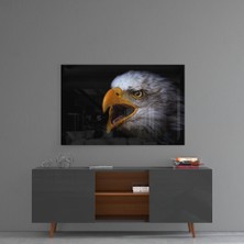 Insigne Kartal Cam Tablo - 72X46 cm