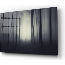 Insigne Sisli Orman Cam Tablo - 72X46 cm